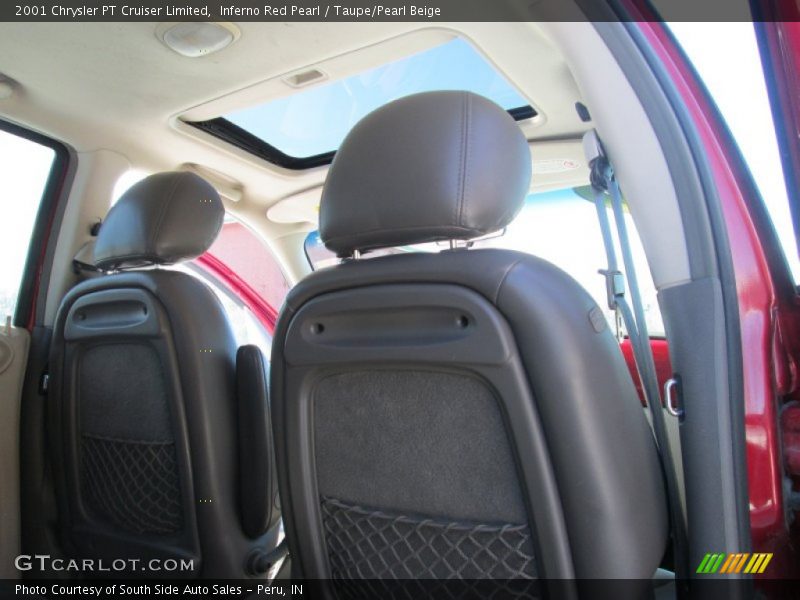 Inferno Red Pearl / Taupe/Pearl Beige 2001 Chrysler PT Cruiser Limited