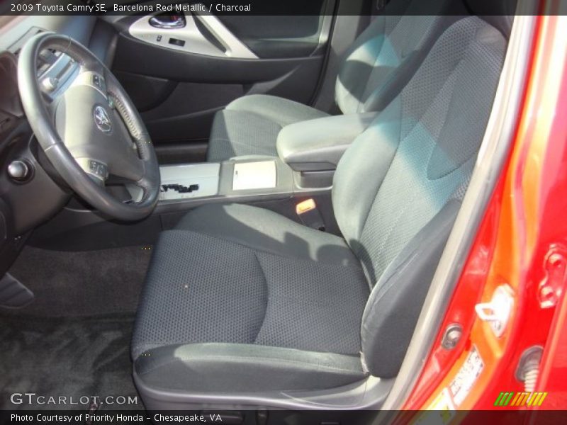 Barcelona Red Metallic / Charcoal 2009 Toyota Camry SE