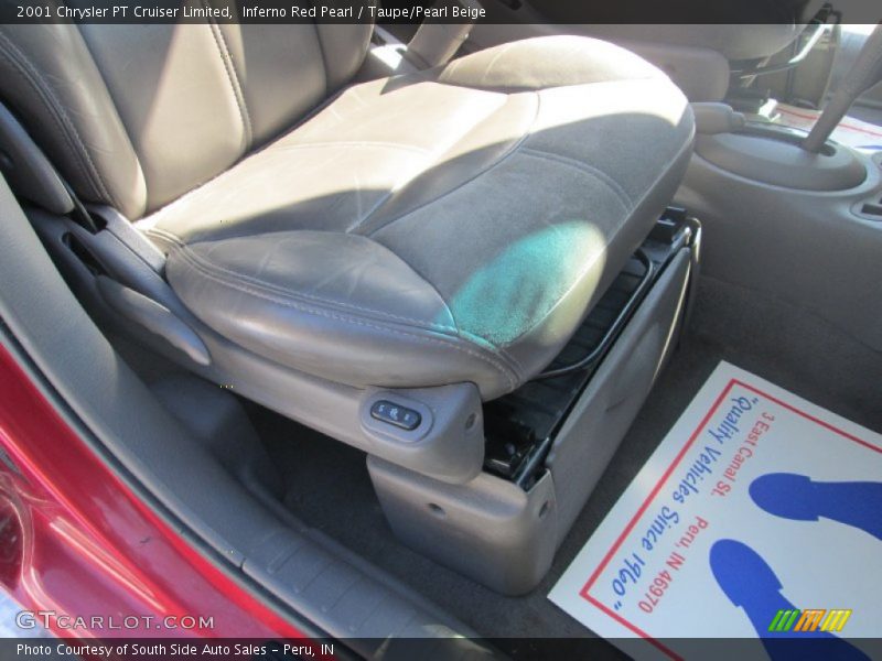 Inferno Red Pearl / Taupe/Pearl Beige 2001 Chrysler PT Cruiser Limited