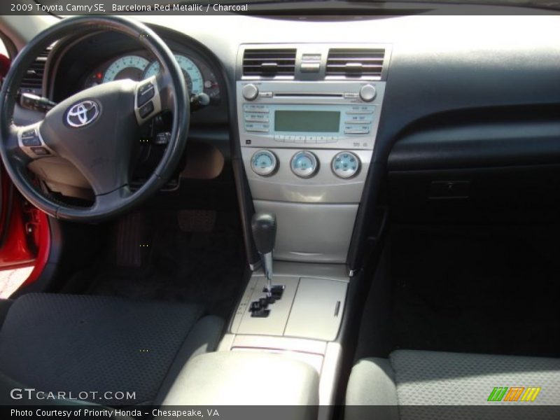 Barcelona Red Metallic / Charcoal 2009 Toyota Camry SE