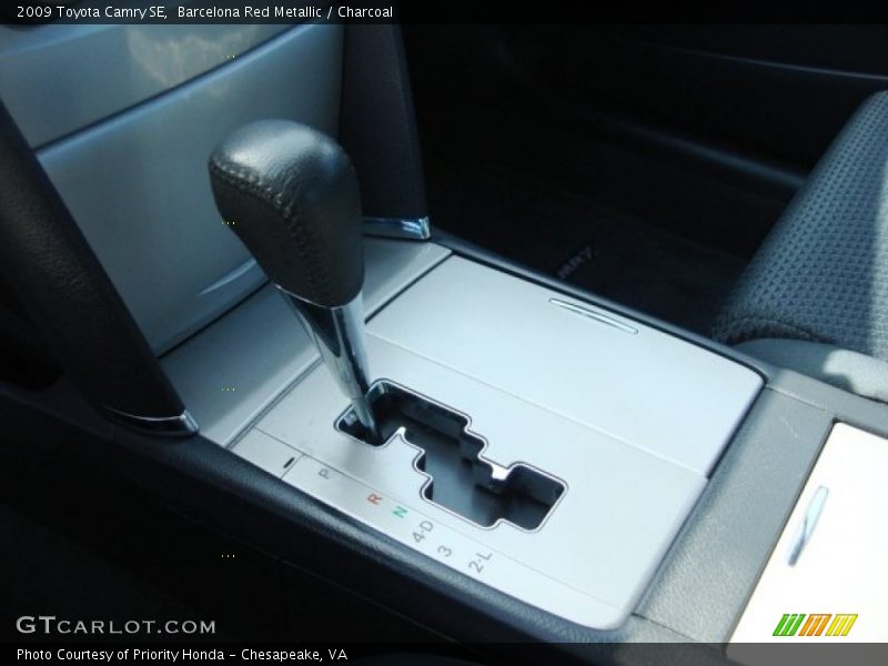 Barcelona Red Metallic / Charcoal 2009 Toyota Camry SE