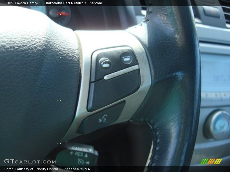 Barcelona Red Metallic / Charcoal 2009 Toyota Camry SE