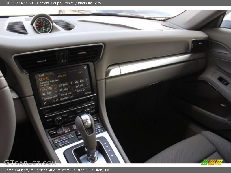 White / Platinum Grey 2014 Porsche 911 Carrera Coupe