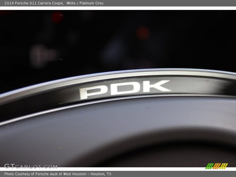 White / Platinum Grey 2014 Porsche 911 Carrera Coupe