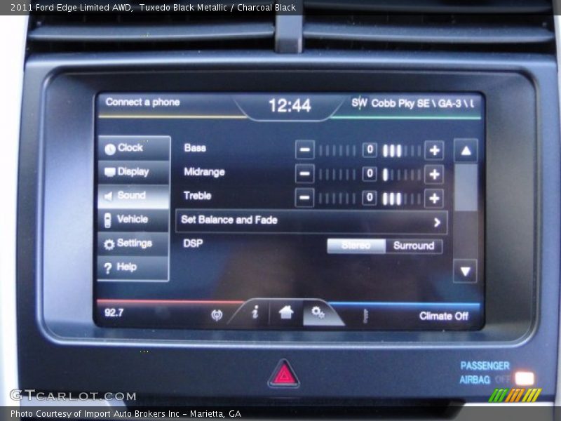 Tuxedo Black Metallic / Charcoal Black 2011 Ford Edge Limited AWD