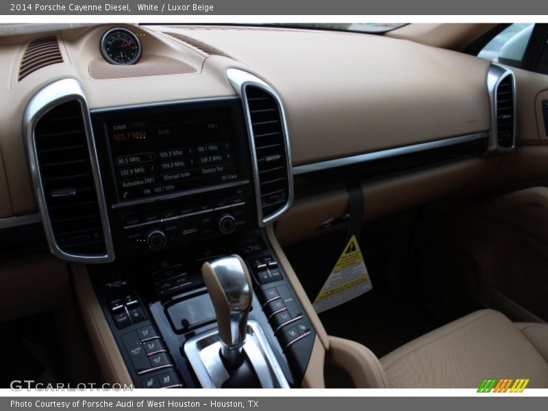 White / Luxor Beige 2014 Porsche Cayenne Diesel