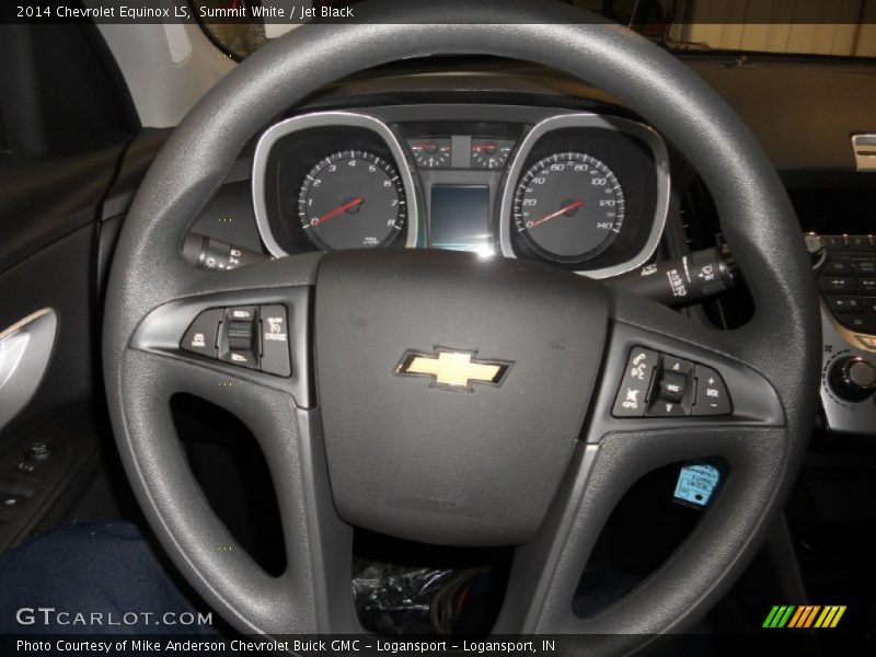 Summit White / Jet Black 2014 Chevrolet Equinox LS