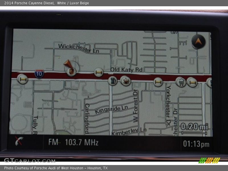 Navigation of 2014 Cayenne Diesel