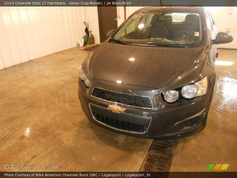 Ashen Gray Metallic / Jet Black/Brick 2014 Chevrolet Sonic LT Hatchback