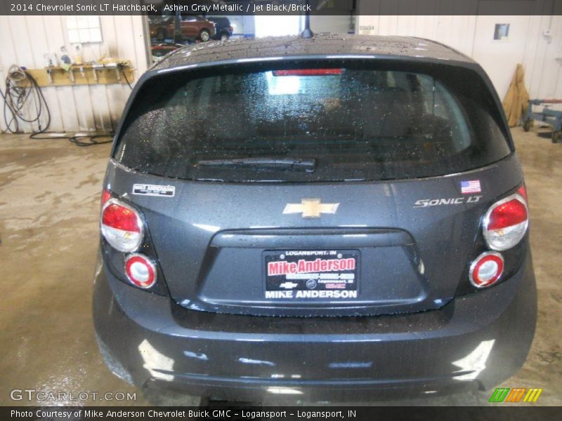 Ashen Gray Metallic / Jet Black/Brick 2014 Chevrolet Sonic LT Hatchback