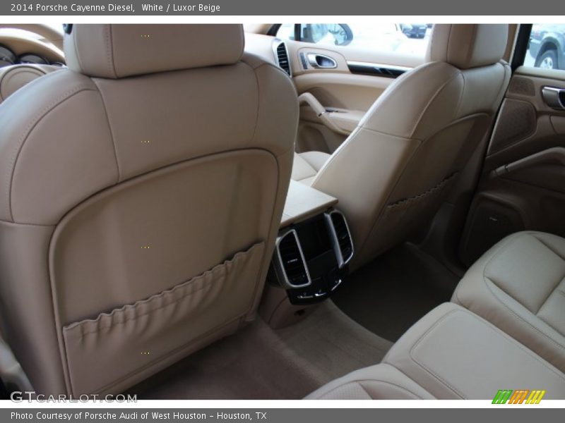 White / Luxor Beige 2014 Porsche Cayenne Diesel