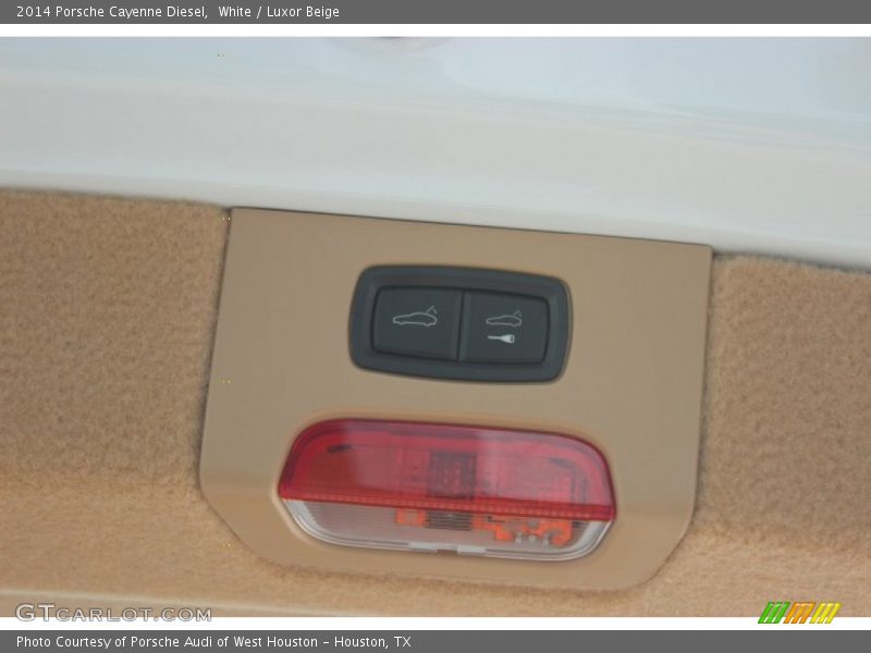 White / Luxor Beige 2014 Porsche Cayenne Diesel