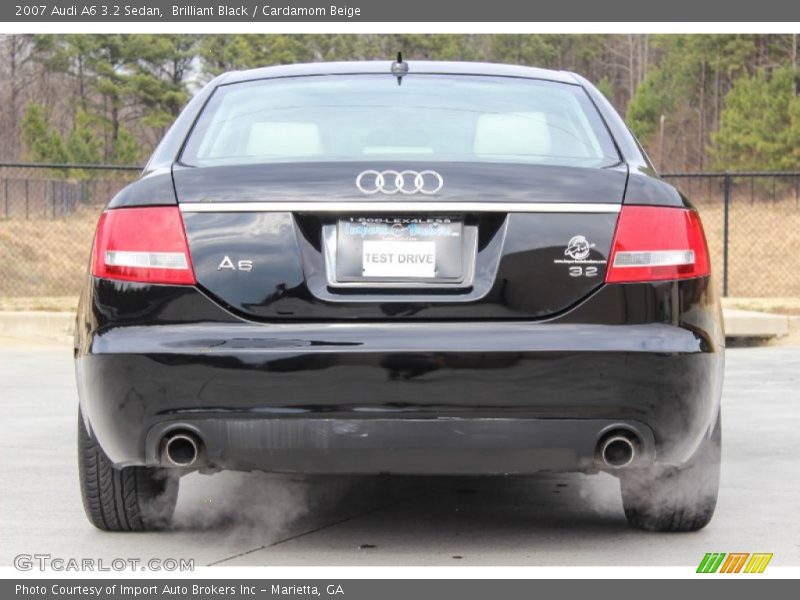 Brilliant Black / Cardamom Beige 2007 Audi A6 3.2 Sedan