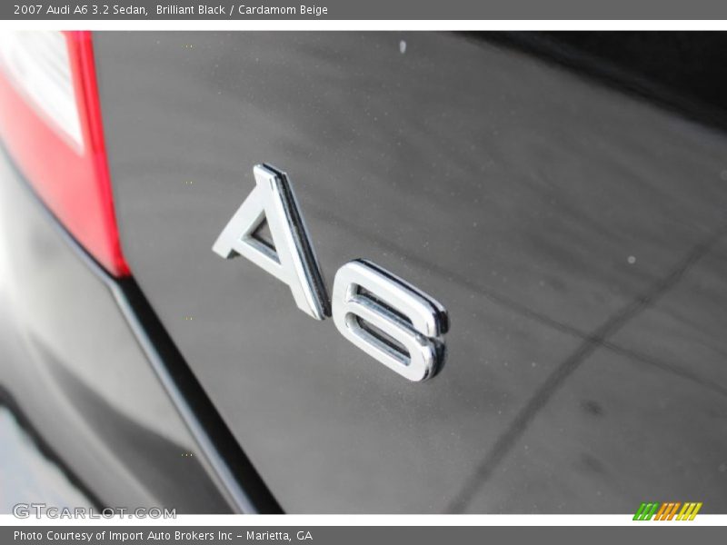 Brilliant Black / Cardamom Beige 2007 Audi A6 3.2 Sedan