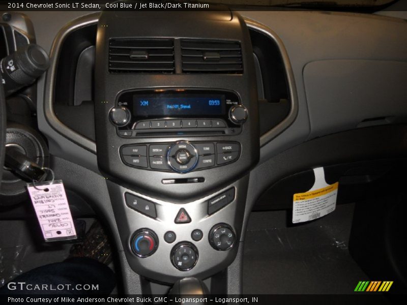 Cool Blue / Jet Black/Dark Titanium 2014 Chevrolet Sonic LT Sedan