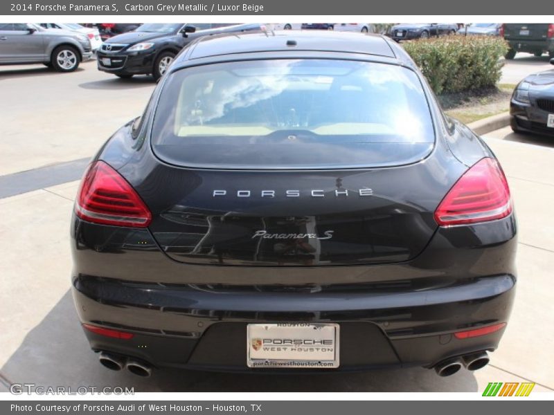 Carbon Grey Metallic / Luxor Beige 2014 Porsche Panamera S