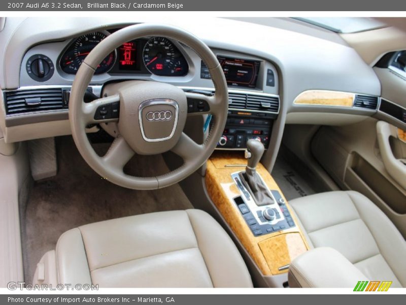  2007 A6 3.2 Sedan Cardamom Beige Interior
