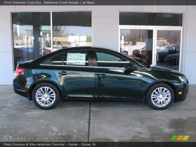  2014 Cruze Eco Rainforest Green Metallic