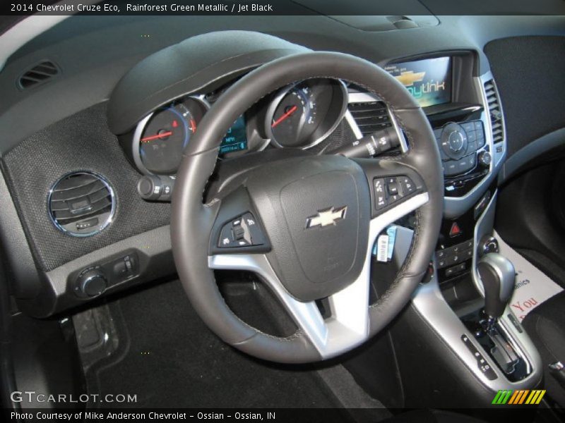 Dashboard of 2014 Cruze Eco