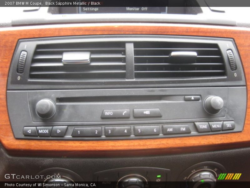 Controls of 2007 M Coupe