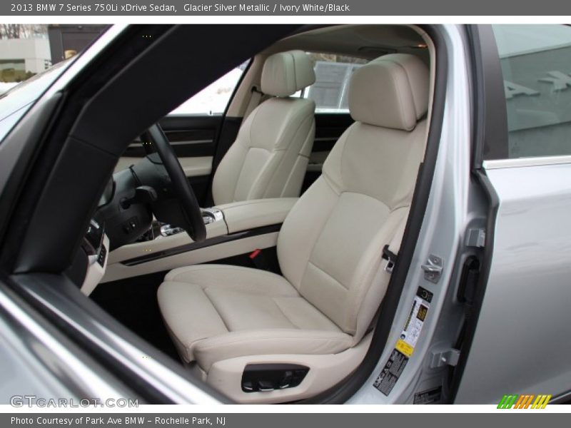 Front Seat of 2013 7 Series 750Li xDrive Sedan