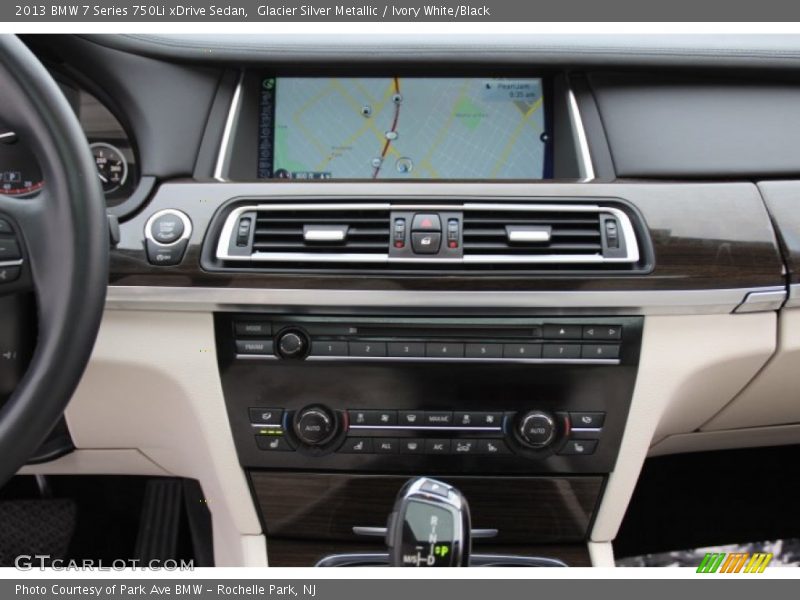 Glacier Silver Metallic / Ivory White/Black 2013 BMW 7 Series 750Li xDrive Sedan