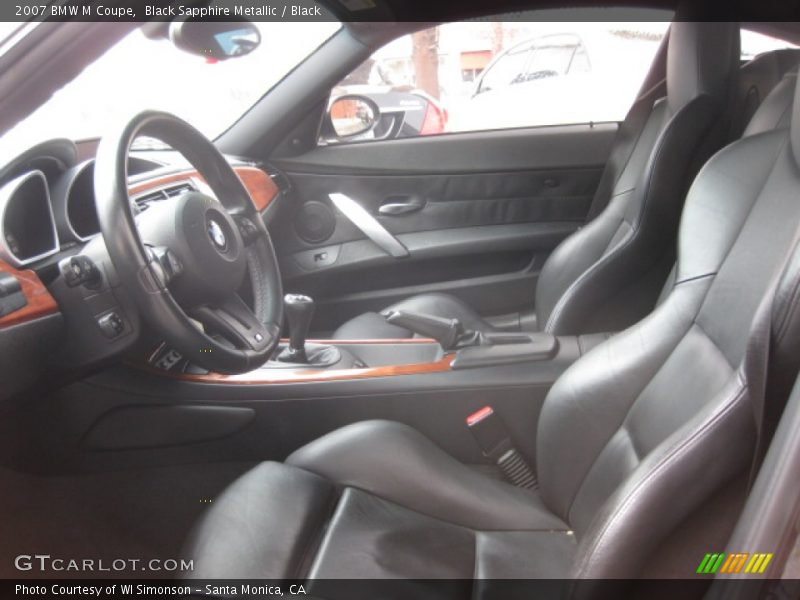 Black Sapphire Metallic / Black 2007 BMW M Coupe