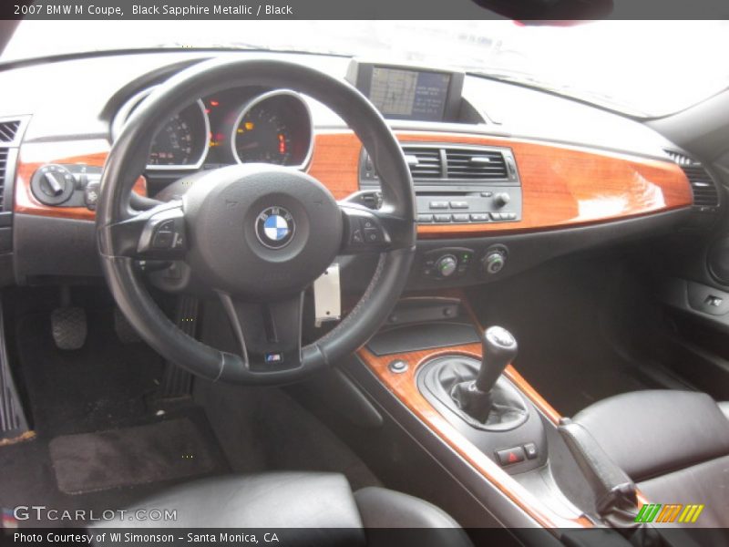Black Sapphire Metallic / Black 2007 BMW M Coupe