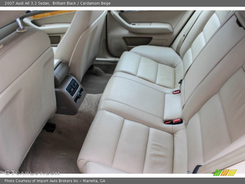 Rear Seat of 2007 A6 3.2 Sedan
