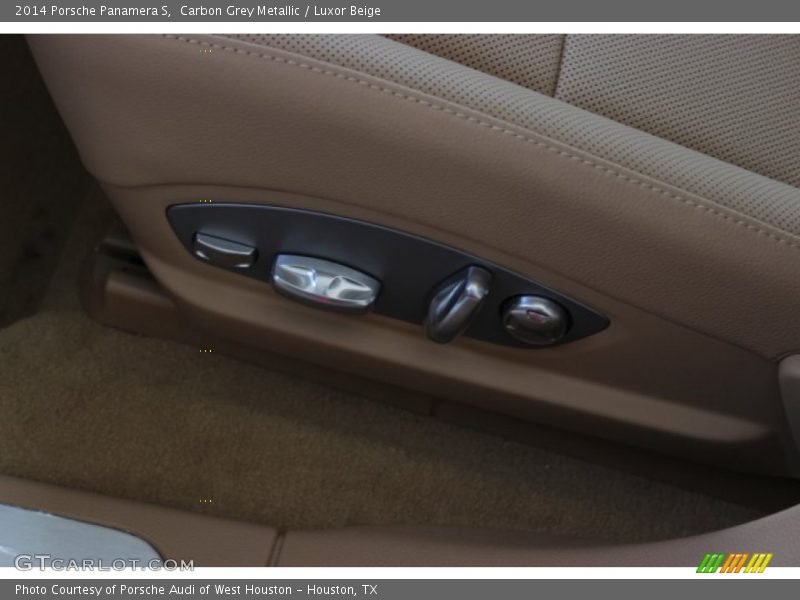 Carbon Grey Metallic / Luxor Beige 2014 Porsche Panamera S