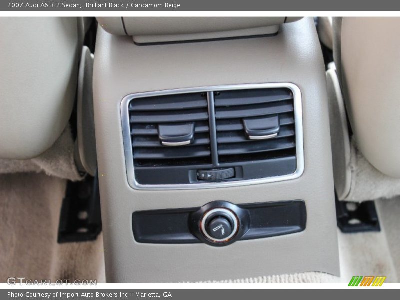 Brilliant Black / Cardamom Beige 2007 Audi A6 3.2 Sedan