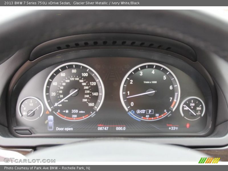  2013 7 Series 750Li xDrive Sedan 750Li xDrive Sedan Gauges