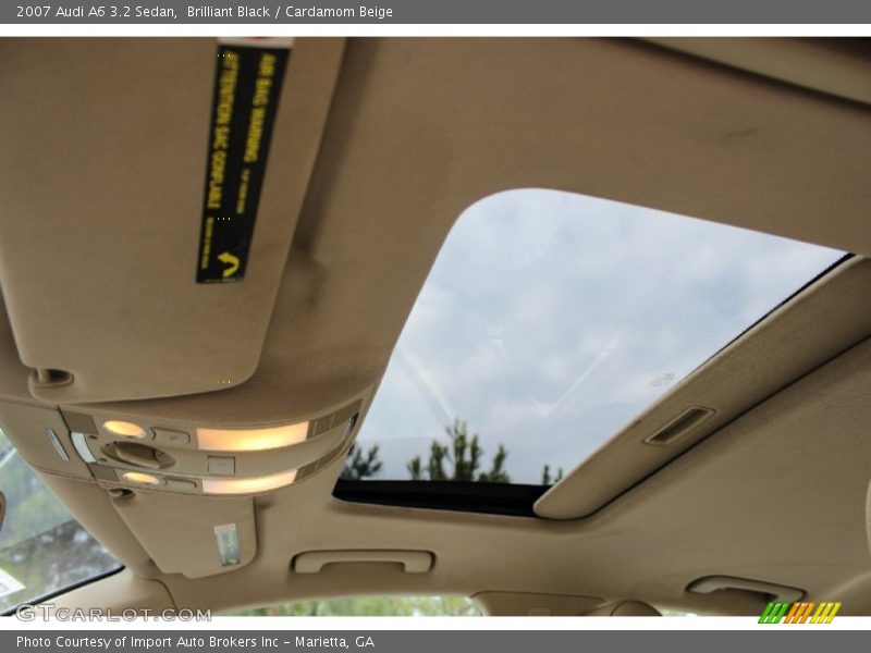 Brilliant Black / Cardamom Beige 2007 Audi A6 3.2 Sedan