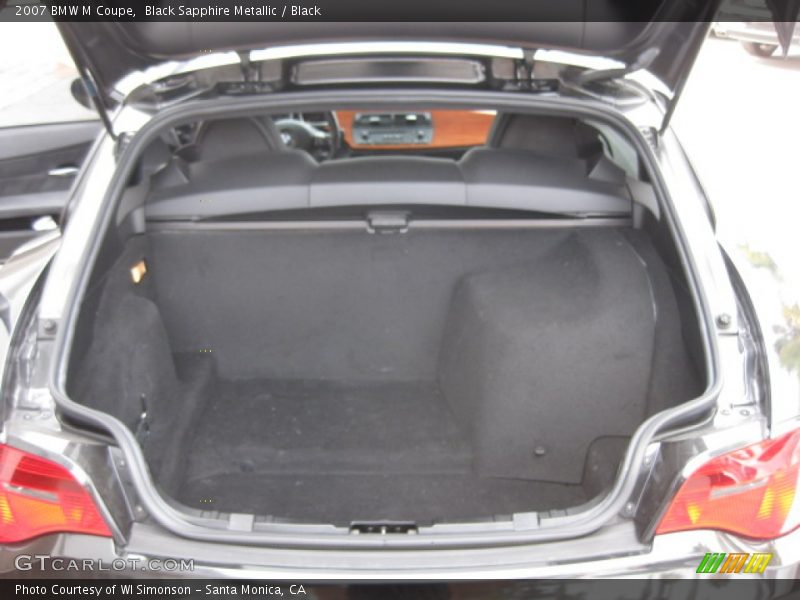  2007 M Coupe Trunk
