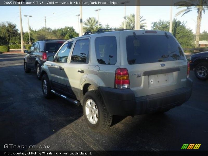 Gold Ash Metallic / Medium/Dark Pebble Beige 2005 Ford Escape XLT V6