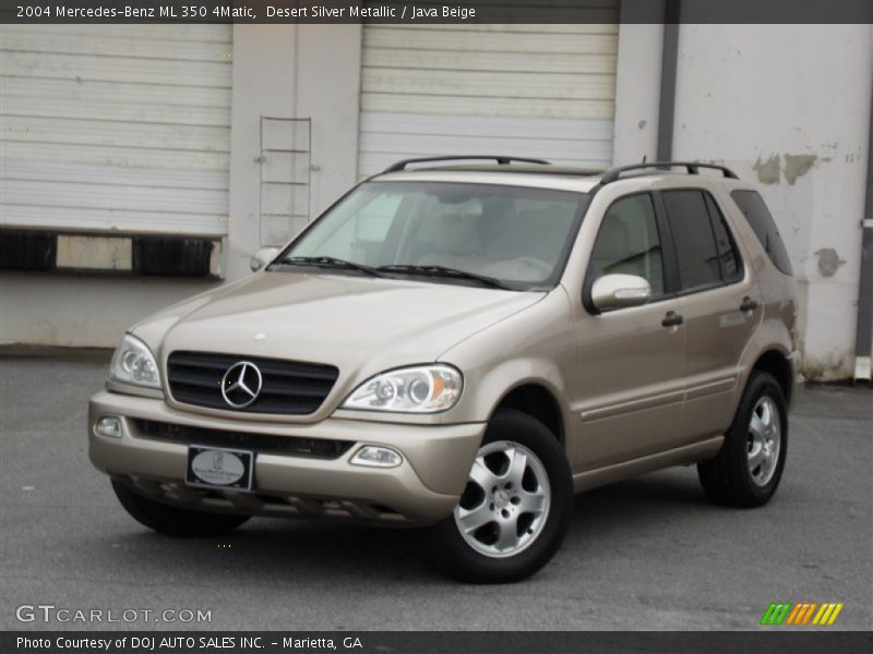 Desert Silver Metallic / Java Beige 2004 Mercedes-Benz ML 350 4Matic