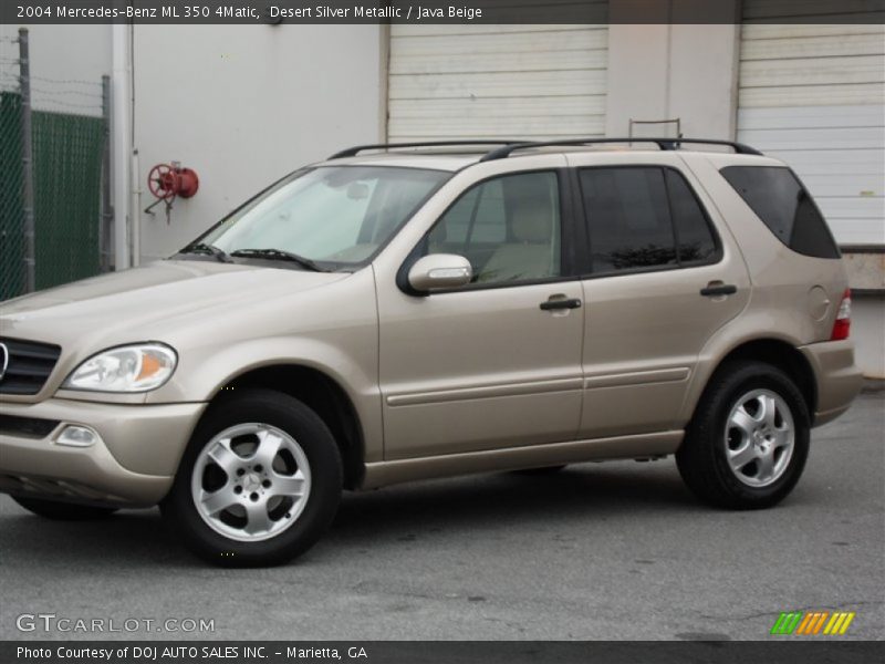 Desert Silver Metallic / Java Beige 2004 Mercedes-Benz ML 350 4Matic