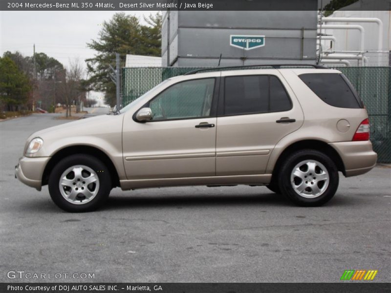 Desert Silver Metallic / Java Beige 2004 Mercedes-Benz ML 350 4Matic