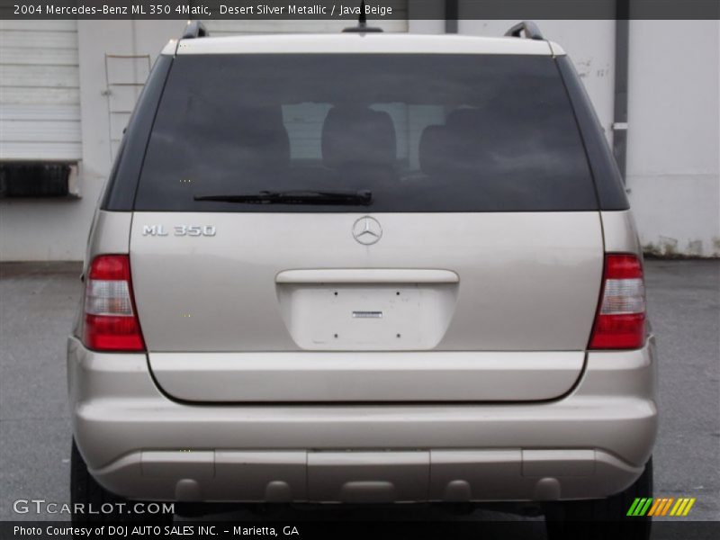 Desert Silver Metallic / Java Beige 2004 Mercedes-Benz ML 350 4Matic