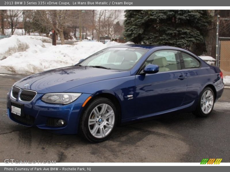 Le Mans Blue Metallic / Cream Beige 2013 BMW 3 Series 335i xDrive Coupe