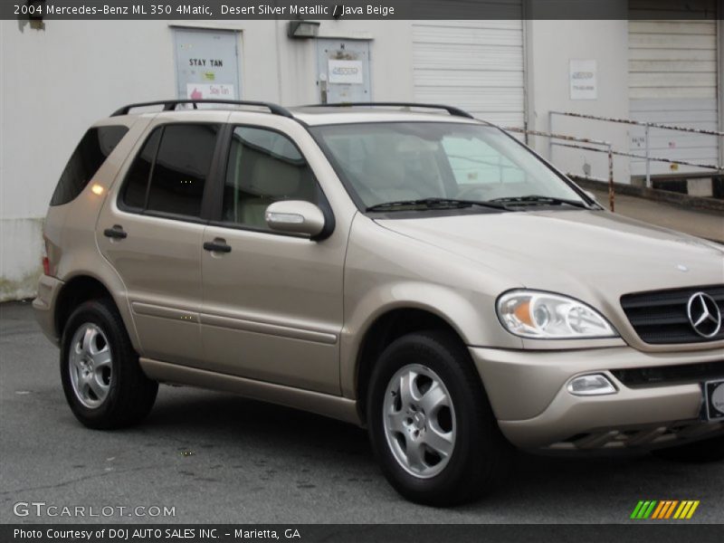 Desert Silver Metallic / Java Beige 2004 Mercedes-Benz ML 350 4Matic