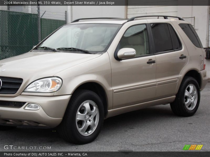 Desert Silver Metallic / Java Beige 2004 Mercedes-Benz ML 350 4Matic