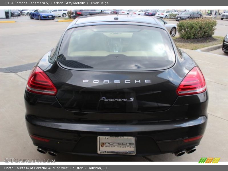 Carbon Grey Metallic / Luxor Beige 2014 Porsche Panamera S