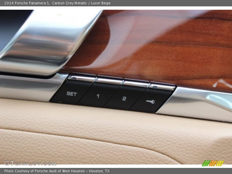 Carbon Grey Metallic / Luxor Beige 2014 Porsche Panamera S