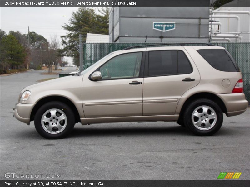 Desert Silver Metallic / Java Beige 2004 Mercedes-Benz ML 350 4Matic