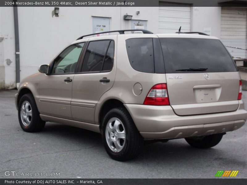 Desert Silver Metallic / Java Beige 2004 Mercedes-Benz ML 350 4Matic