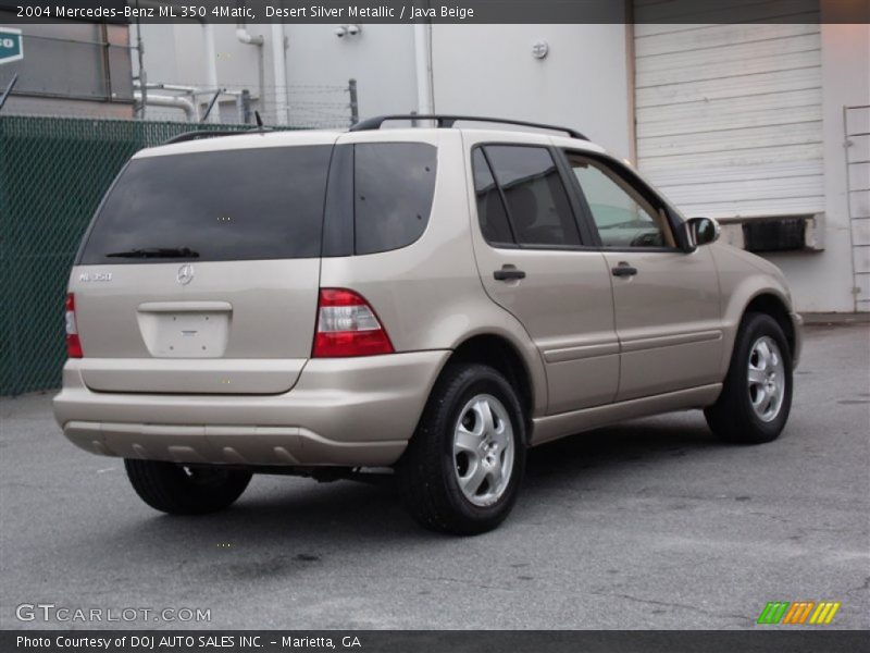 Desert Silver Metallic / Java Beige 2004 Mercedes-Benz ML 350 4Matic