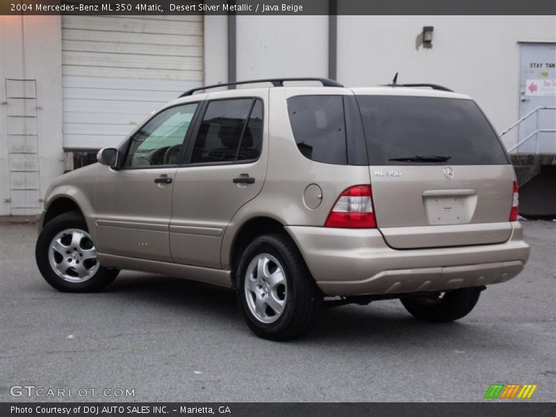 Desert Silver Metallic / Java Beige 2004 Mercedes-Benz ML 350 4Matic