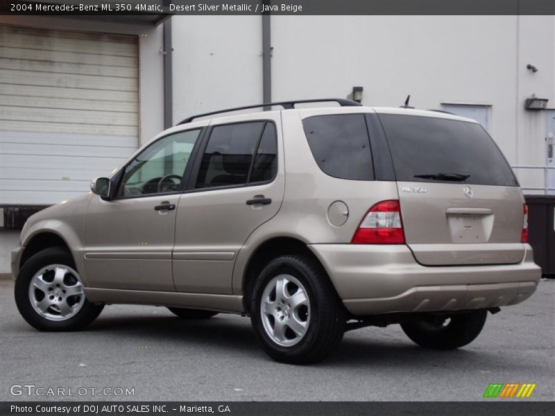 Desert Silver Metallic / Java Beige 2004 Mercedes-Benz ML 350 4Matic