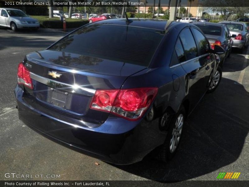 Imperial Blue Metallic / Jet Black/Medium Titanium 2011 Chevrolet Cruze LS